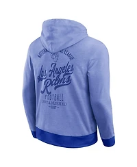 Darius Rucker Collection by Fanatics Men's Royal Los Angeles Rams Tonal Knit Pullover Hoodie