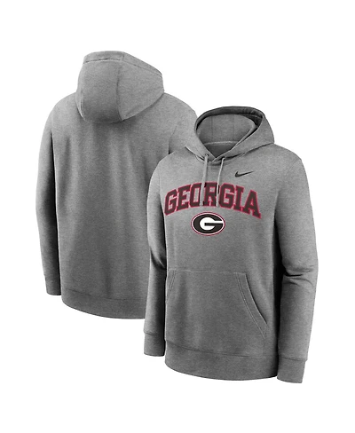 Nike Men's Georgia Bulldogs Club Fleece Arch Pullover Hoodie