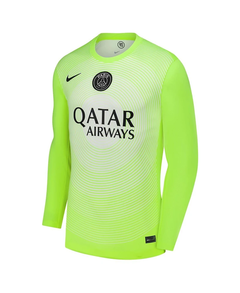 Nike Men's Yellow Paris Saint-Germain 2025/26 Third Goalkeeper Replica Long Sleeve Jersey