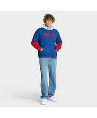 Fanatics Men's Royal Buffalo Bills Helmet Pullover Hoodie