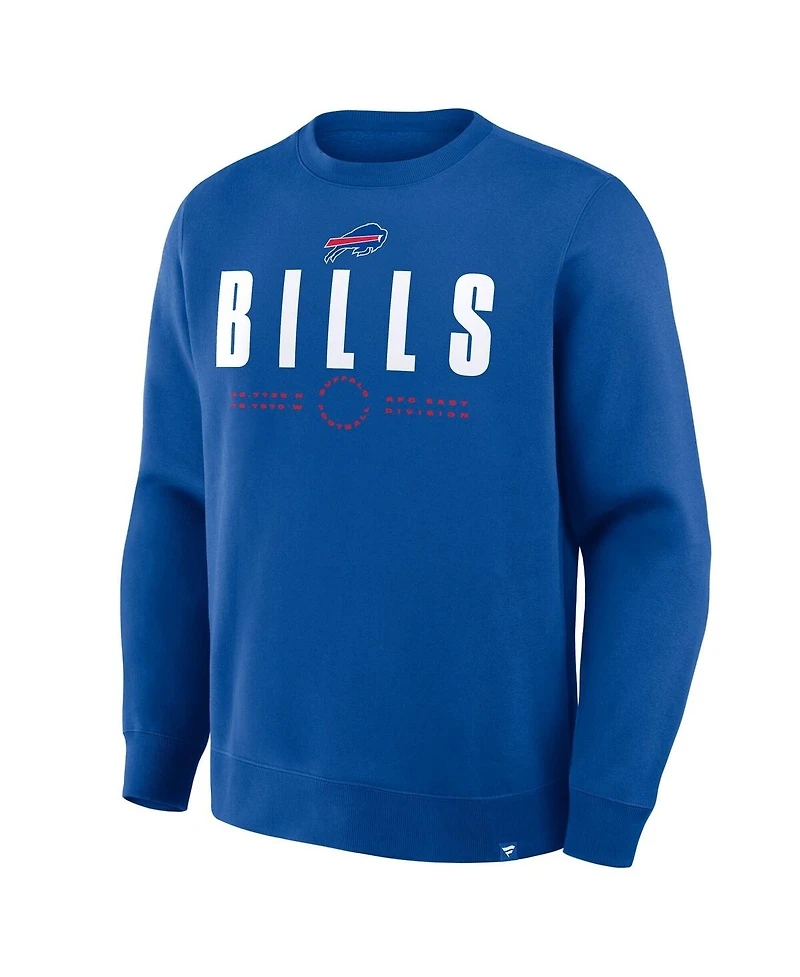 Fanatics Men's Royal Buffalo Bills Direct Handoff Legacy Pullover Sweatshirt