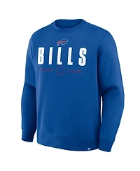 Fanatics Men's Royal Buffalo Bills Direct Handoff Legacy Pullover Sweatshirt