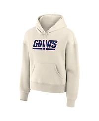 Fanatics Women's Cream New York Giants Dove Legacy Pullover Hoodie