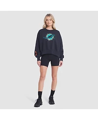 Nike Women's Pitch Blue Miami Dolphins 2025 Rivalries Collection Oversized Phoenix Fleece Sweatshirt