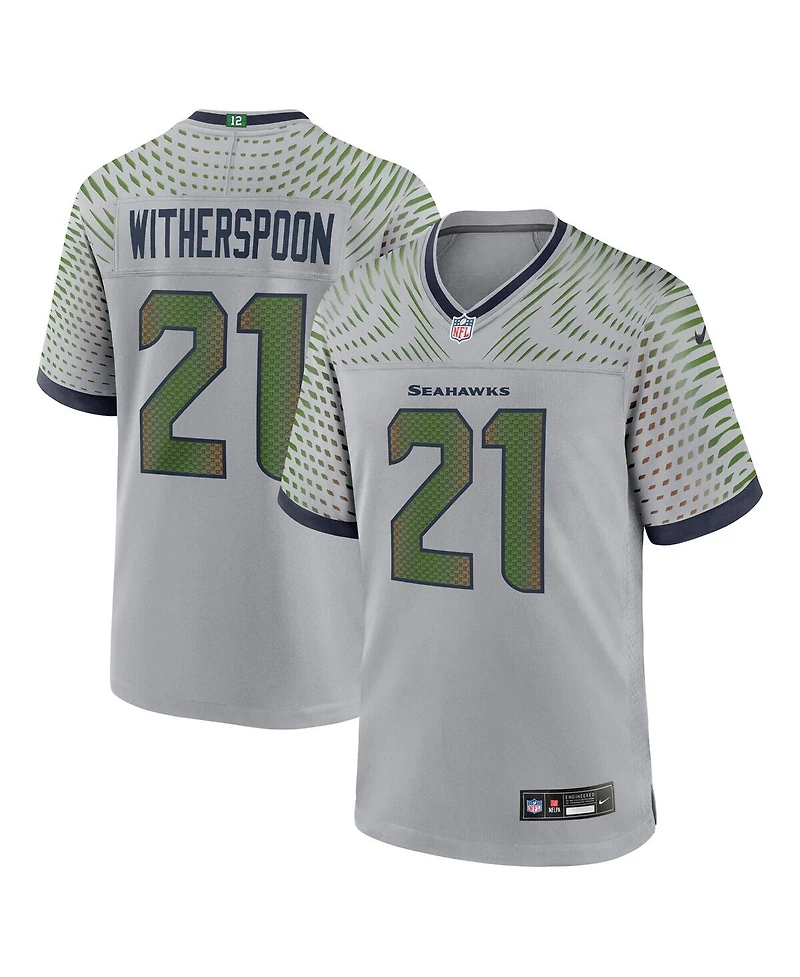 Nike Men's Devon Witherspoon Wolf Gray Seattle Seahawks 2025 Rivalries Collection Game Jersey