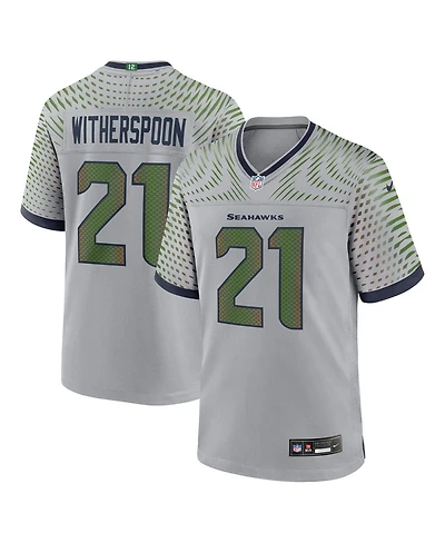 Nike Men's Devon Witherspoon Wolf Gray Seattle Seahawks 2025 Rivalries Collection Game Jersey
