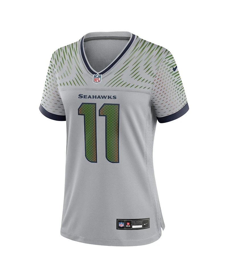 Nike Women's Jaxon Smith-Njigba Wolf Gray Seattle Seahawks 2025 Rivalries Collection Game Jersey