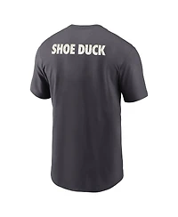 Nike Men's Anthracite Oregon Ducks Shoe Duck Unstoppable Force Dri-fit T-Shirt