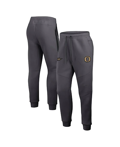 Nike Men's Anthracite Oregon Ducks Shoe Duck Tech Fleece Jogger Pants