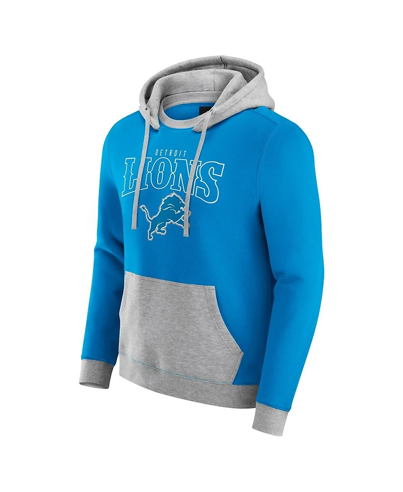 Darius Rucker Collection by Fanatics Men's Blue Detroit Lions Coaches Hoodie