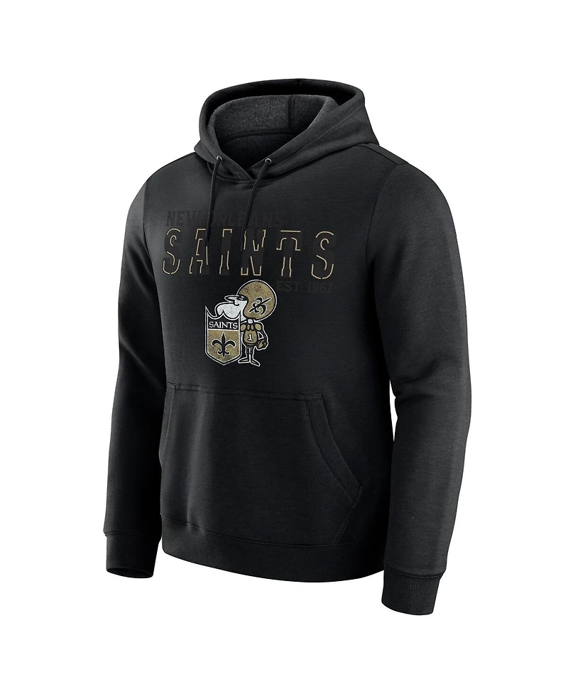 Darius Rucker Collection by Fanatics Men's Black New Orleans Saints Hoodie