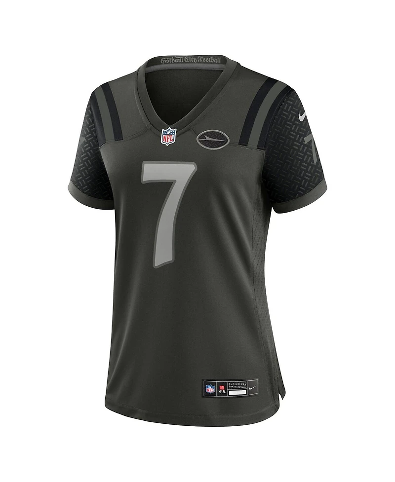 Nike Women's Justin Fields Gotham Green New York Jets 2025 Rivalries Collection Game Jersey