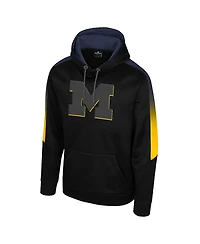 Colosseum Men's Black Michigan Wolverines the Gang Blackout Hoodie