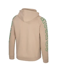 Colosseum Men's Tan Oregon Ducks Big Break Raglan Hoodie