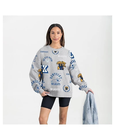 Gameday Couture Women's Gray Kentucky Wildcats Always on Repeat Fleece Sweatshirt