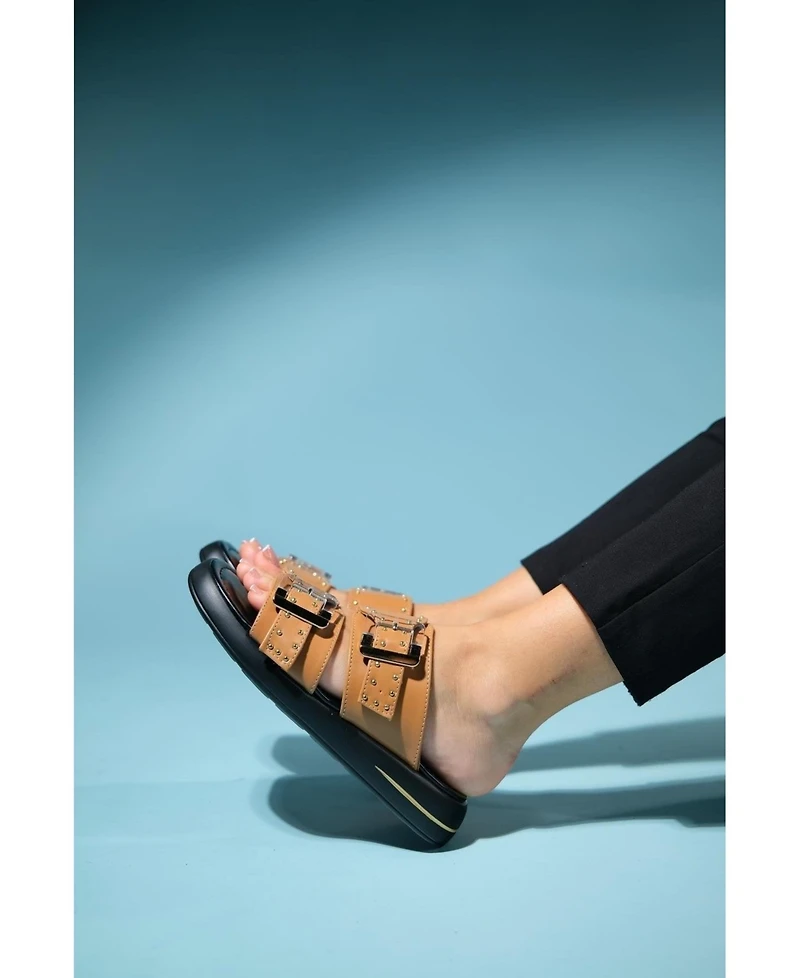 Prologue Shoes Zley Buckle Sandal (Women)