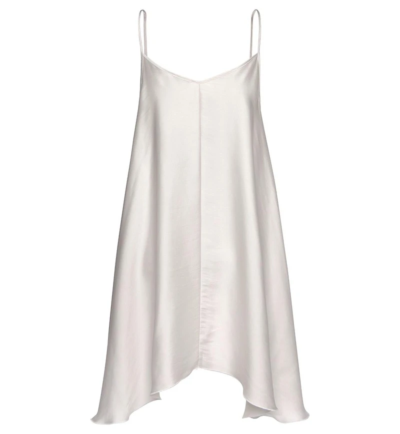 Lascana Women's Flowy Satin Negligee