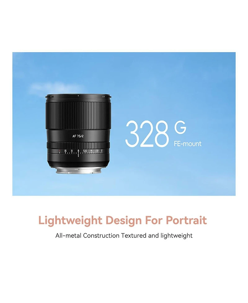 TTArtisan TTArtisan Af 75mm F2 Lens for Nikon Z