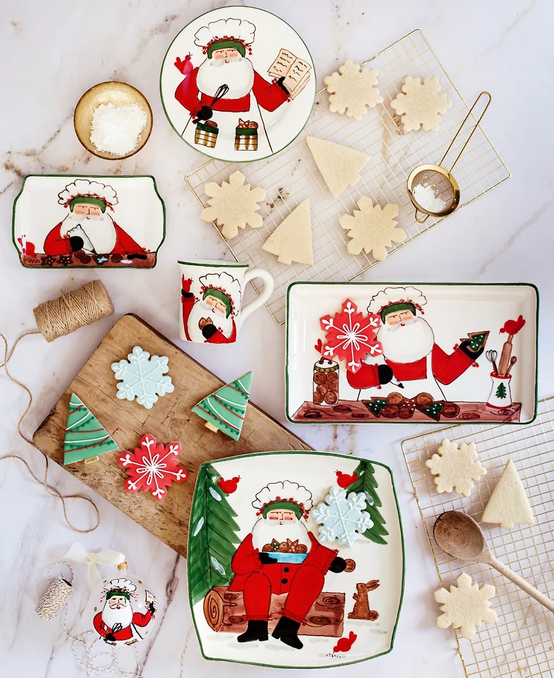 Vietri Old St. Nick 2025 Limited Edition Rectangular Platter