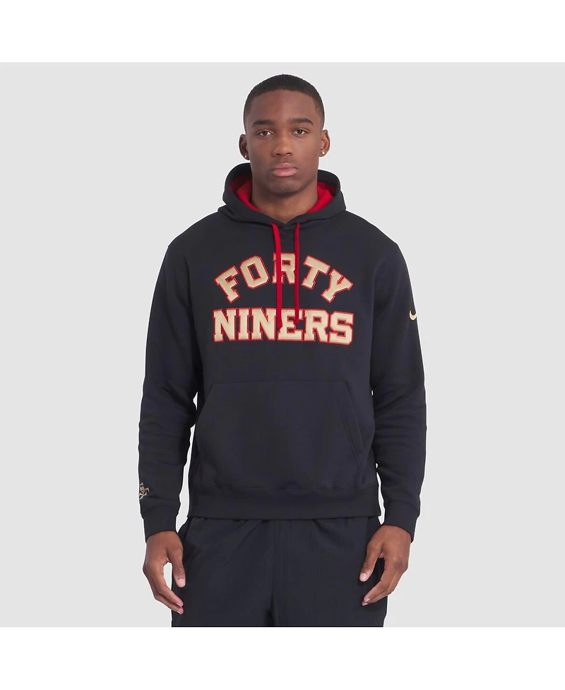 Nike Men's Black San Francisco 49ers 2025 Rivalries Collection Club Hoodie