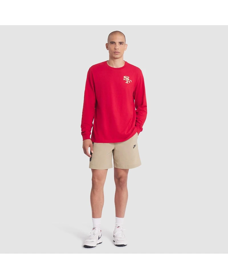 Nike Men's Scarlet San Francisco 49ers 2025 Rivalries Collection Essential Long Sleeve T-Shirt