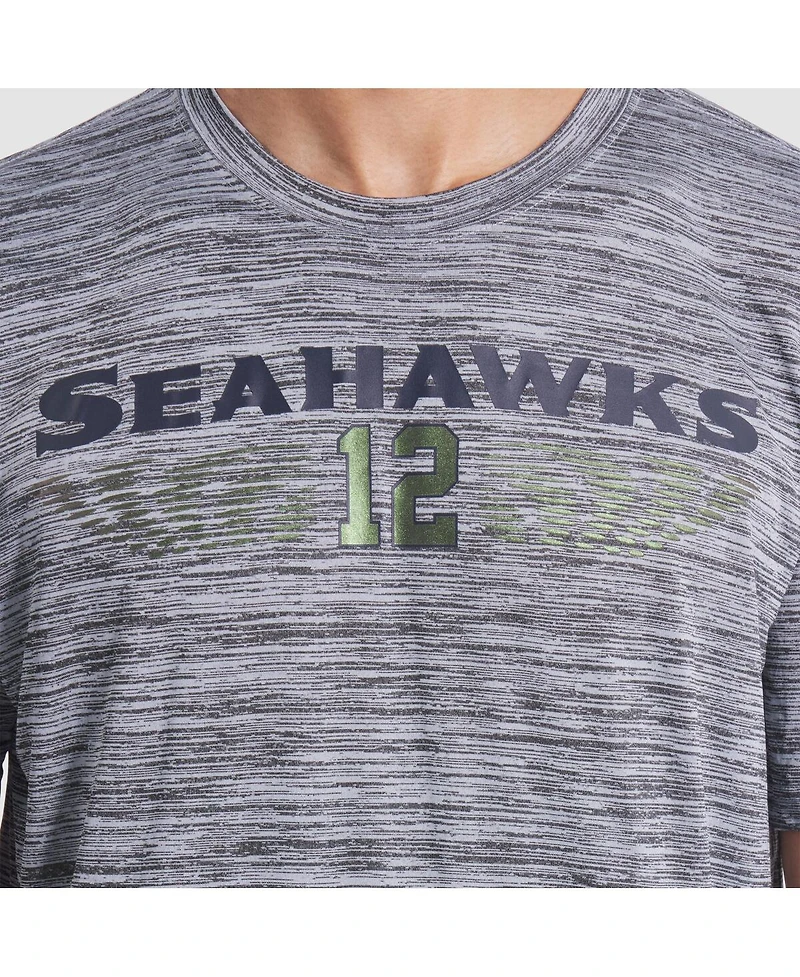 Nike Men's Wolf Gray Seattle Seahawks 2025 Rivalries Collection Sideline Velocity Dri-fit T-Shirt