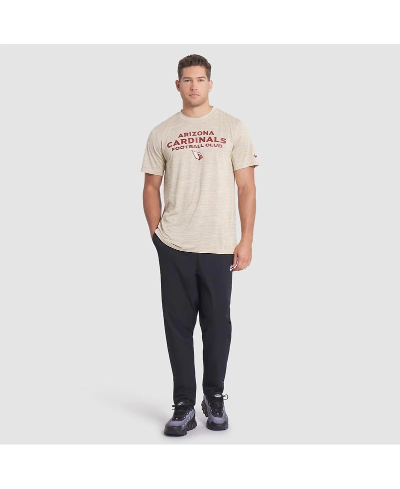 Nike Men's Natural Arizona Cardinals 2025 Rivalries Collection Sideline Velocity Dri-fit T-Shirt