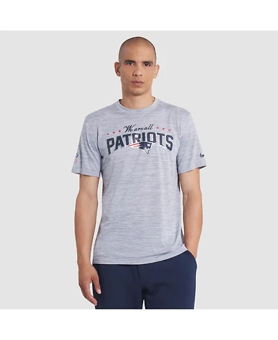 Nike Men's Silver New England Patriots 2025 Rivalries Collection Sideline Velocity Dri-fit T-Shirt