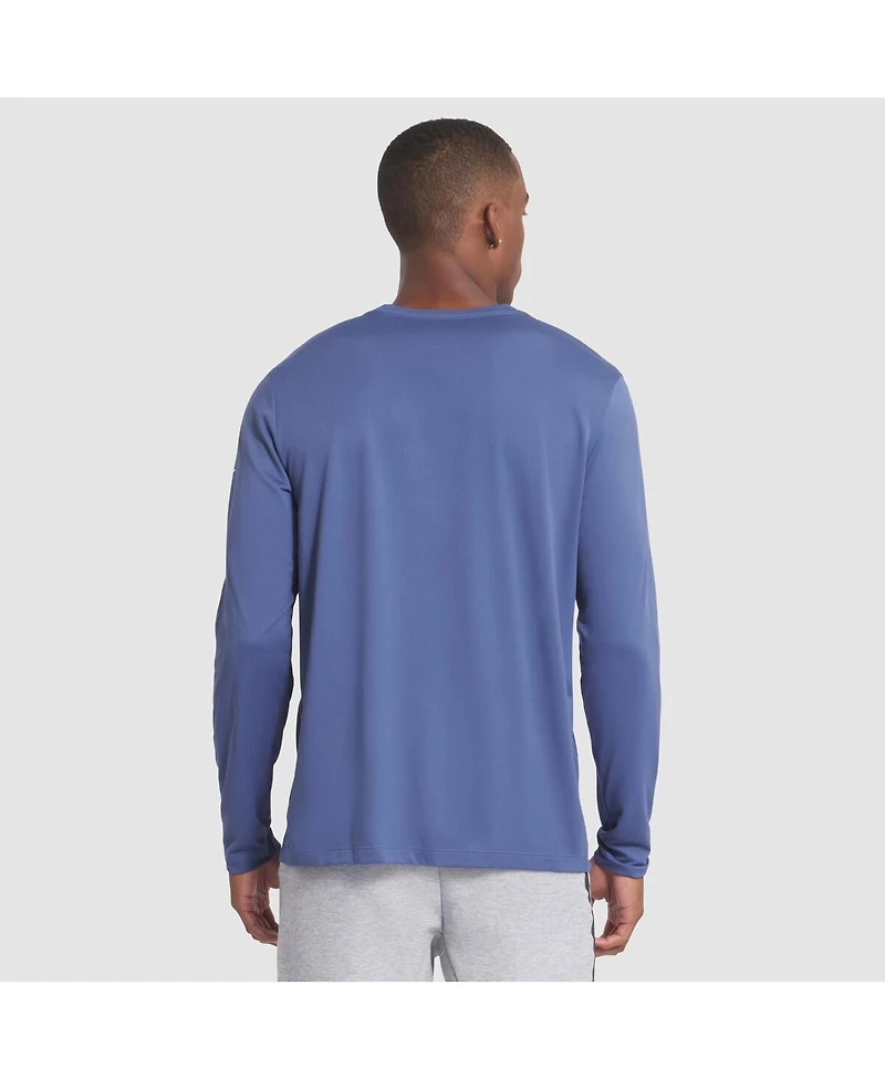 Nike Men's Storm Blue New England Patriots 2025 Rivalries Collection Sideline Legend Dri-fit Long Sleeve T-Shirt