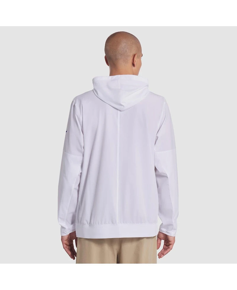 Nike Men's White Buffalo Bills 2025 Rivalries Collection Sideline Anorak Half-Zip Hoodie Jacket