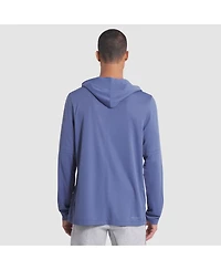 Nike Men's Storm Blue New England Patriots 2025 Rivalries Collection Sideline Dri-fit Long Sleeve Hoodie T-Shirt