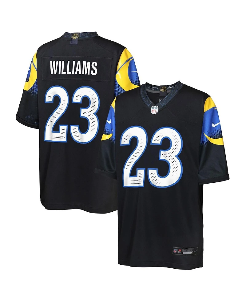 Nike Big Boys and Girls Kyren Williams Midnight Blue Los Angeles Rams 2025 Rivalries Collection Game Jersey