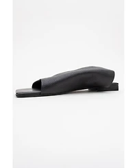 Forever & Always Shoes Orianna Leather Slide Sandal (Women)