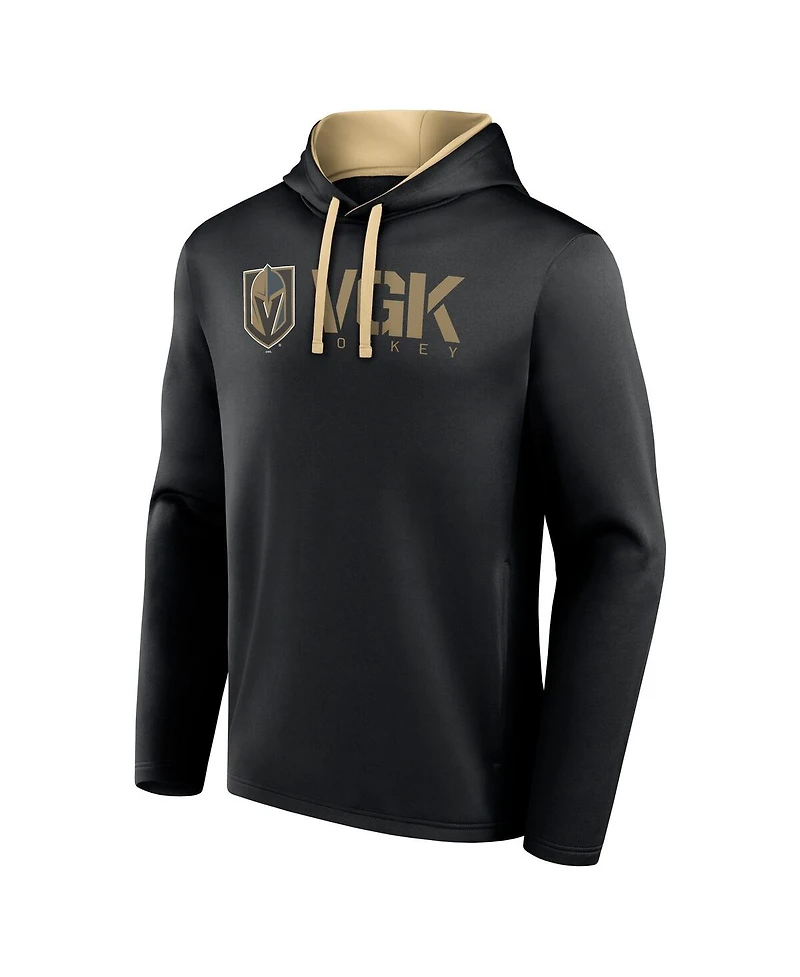 Logo Athletic Men's Black Vegas Golden Knights Head Start Pullover Hoodie