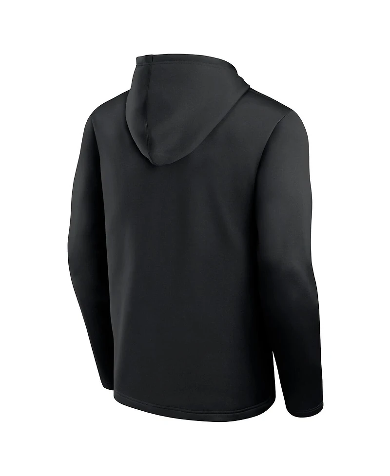 Logo Athletic Men's Black Carolina Panthers Head Start Pullover Hoodie
