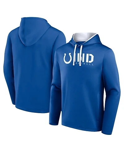 Logo Athletic Men's Royal Indianapolis Colts Head Start Pullover Hoodie