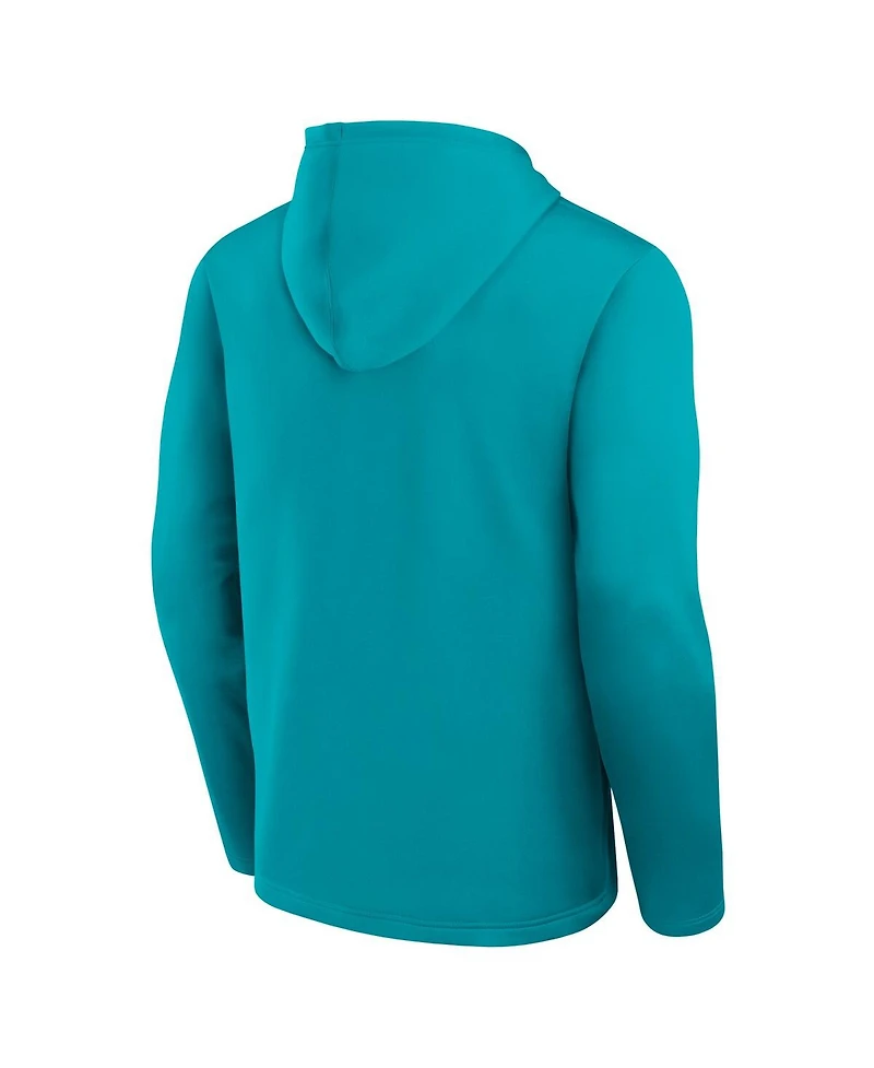 Logo Athletic Men's Aqua Miami Dolphins Head Start Pullover Hoodie