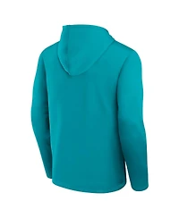 Logo Athletic Men's Aqua Miami Dolphins Head Start Pullover Hoodie