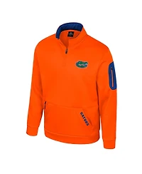 Colosseum Men's Orange Florida Gators Mainframe Quarter-Zip Fleece Jacket