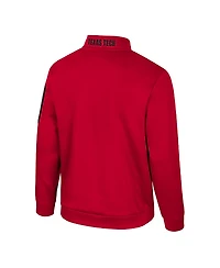 Colosseum Men's Red Texas Tech Red Raiders Mainframe Quarter-Zip Fleece Jacket