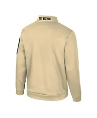 Colosseum Men's Gold Army Black Knights Mainframe Quarter-Zip Fleece Jacket