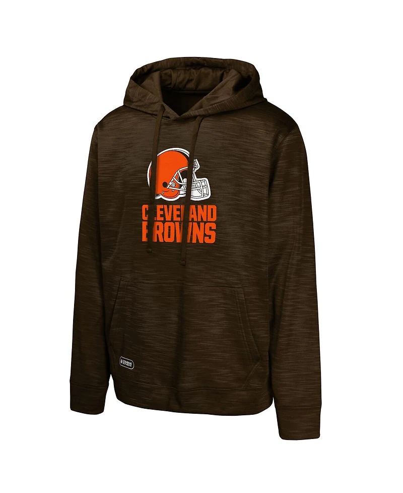 Outerstuff Men's Brown Cleveland Browns Streak Fleece Pullover Hoodie