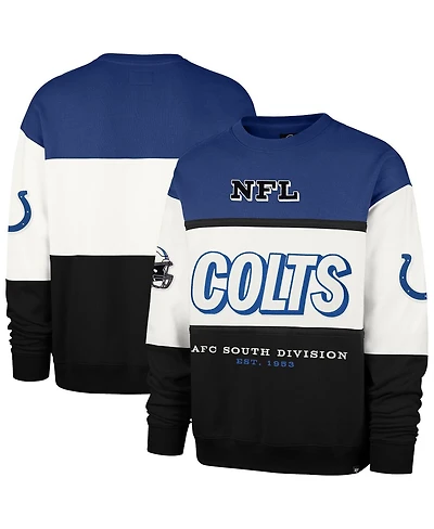 '47 Brand Men's Blue/Black Indianapolis Colts Breeze Maximalist Sweatshirt