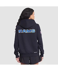 Nike Women's Midnight Blue Los Angeles Rams 2025 Rivalries Collection Standard Issue Sideline Dri-fit Hoodie