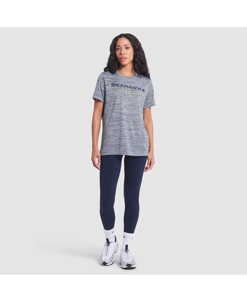 Nike Women's Wolf Gray Seattle Seahawks 2025 Rivalries Collection Sideline Velocity Dri-fit T-Shirt