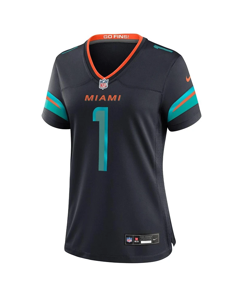 Nike Women's Tua Tagovailoa Pitch Blue Miami Dolphins 2025 Rivalries Collection Game Jersey