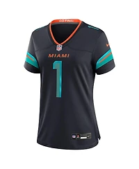 Nike Women's Tua Tagovailoa Pitch Blue Miami Dolphins 2025 Rivalries Collection Game Jersey