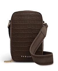 Radley London Alba Place Croc Mini Phone Crossbody Bag
