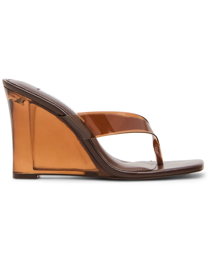 Steve Madden Women's Katrine Wedge Thong Sandals