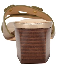 Calvin Klein Women's Andrae Slip-On Block Heel Sandals